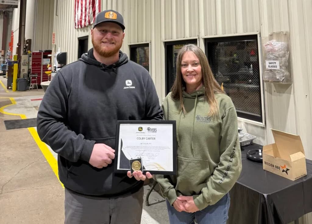 Colby Carter Receives “Integrity” Challenge Coin