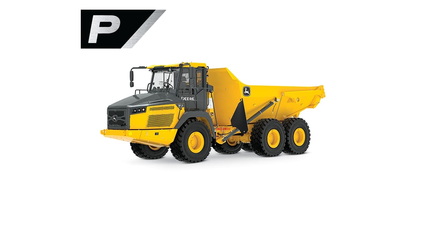 Studio image of 310 P-Tier Articulated Dump Truck | 4re Equipment | ID: 310PADT