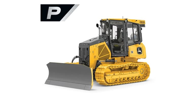 650 P-Tier Dozer on white background | 4re Equipment