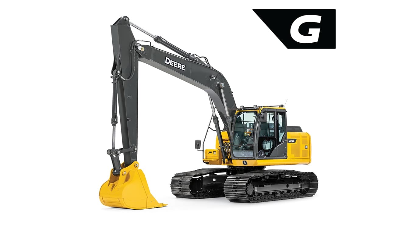 Studio image of 200 G-Tier Excavator | 4re Equipment | ID: 200GEXFT4