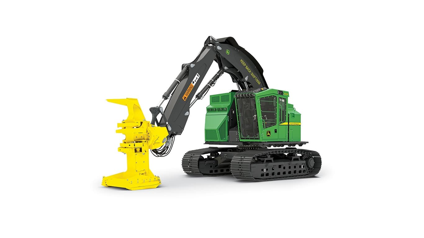 803M Tracked Feller Buncher on white background | 4re Equipment | ID: 803mxt