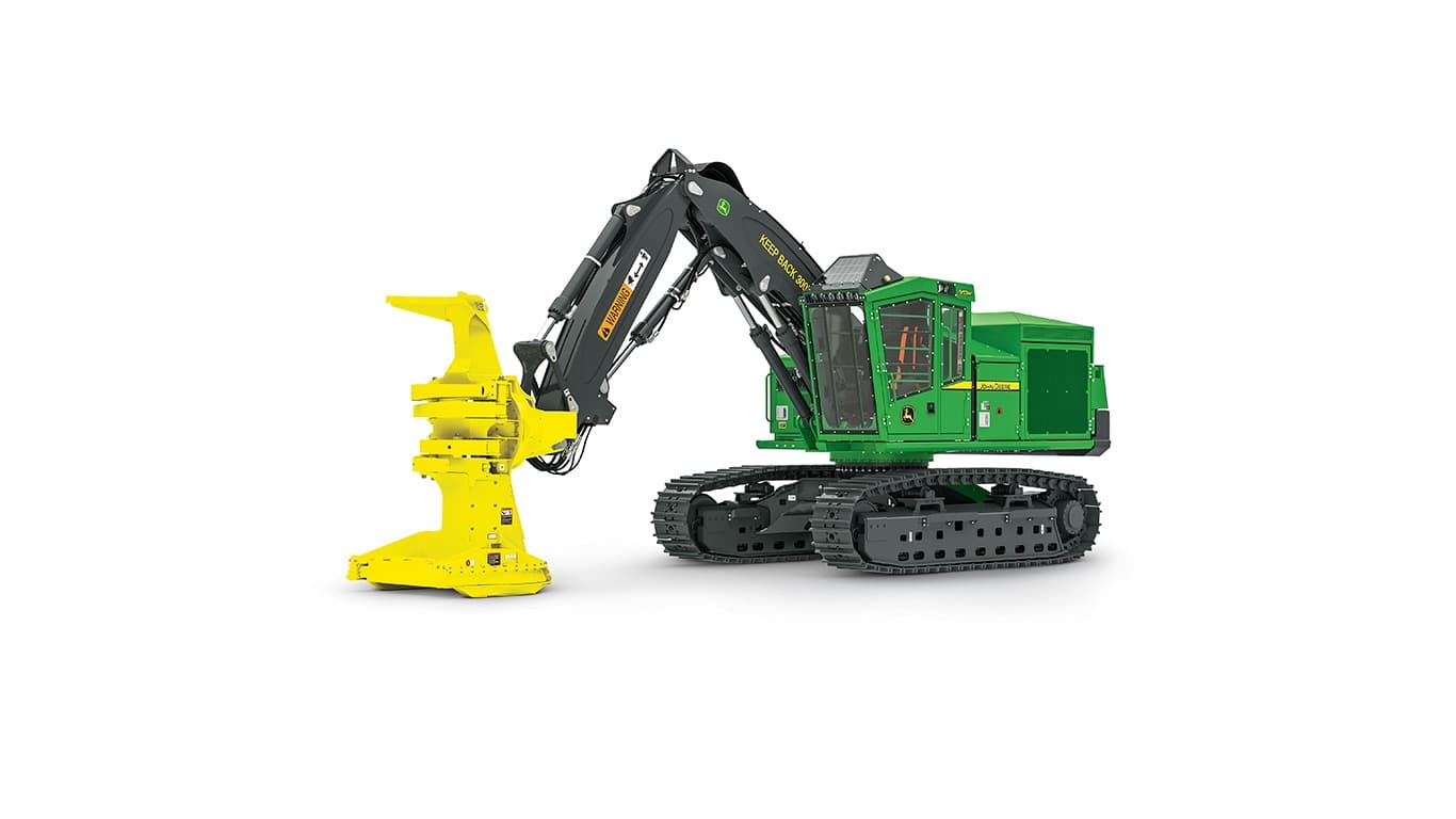953M Tracked Feller Buncher on white background | 4re Equipment | ID: 953mxt