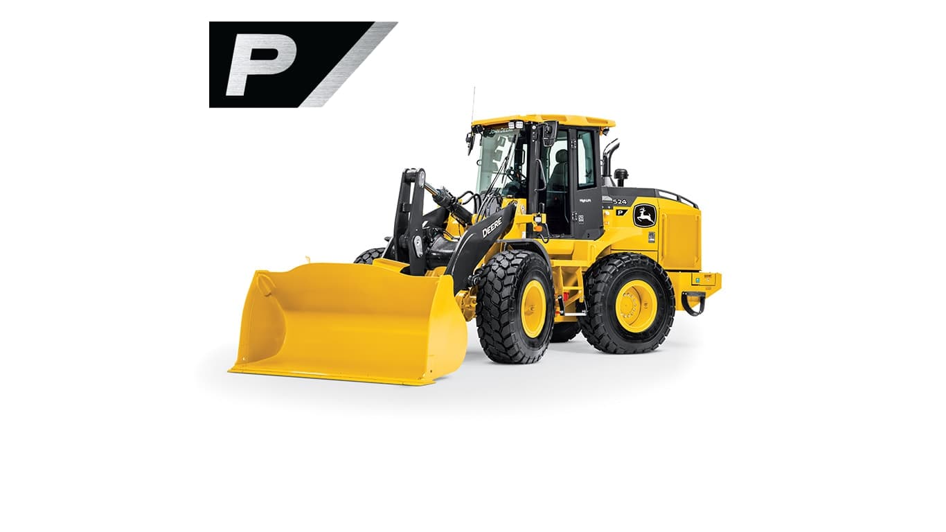 Studio image of 524 P-Tier Wheel Loader | 4re Equipment | ID: 524PWLFT4