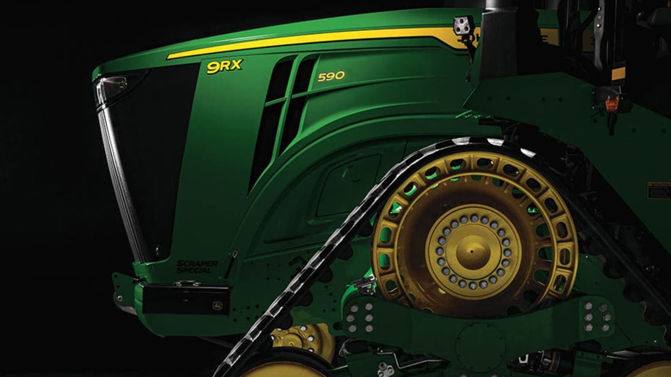 Studio Image of a 9RX 590 Scraper Special Tractor | 4re Equipment | ID: 5909vrw